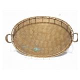 BRASS -PINEAPPLE TRAY- MADE IN INDIA