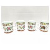 4 MADE IN CHINA - PAINTED MUGS