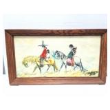 ORIGINAL- SIGNED- DATED AND FRAMED- WATER COLOR