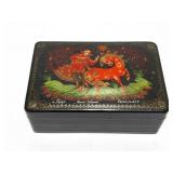 HAND PAINTED AND SIGNED-ASIAN JEWELRY BOX