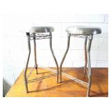 STAINLESS STEEL ADJUSTABLE SHOP STOOLS- 2