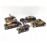 5- CARS- DIE CAST- RESIN- PLASTIC- ASSORTMENT LOT