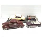 4- DIE CAST CARS- ASSORTED