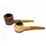 2- VINTAGE SMOKING PIPES