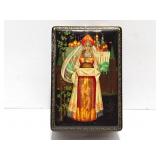 HAND PAINTED AND SIGNED-ASIAN - JEWLERY BOX