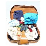 VINTAGE LYNX LEATHER SUITCASE AND ALL VINTAGE