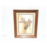 GIRAFFE-ART WORK FRAMED- PHIL PRENTICE