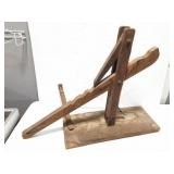 VINTAGE WOODEN - CAR- WAGON JACK