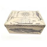 HAND ECTHED AND INKED- HAND CARVED BONE- JEWELRY