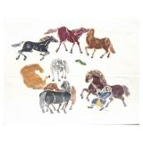 VINTAGE EQUINE WALL ART