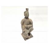 HANDCARVED  WARRIOR FIGURE- NOT SURE ON MATERIAL-