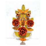 VINTAGE METAL CANDLE HOLDER- WALL HANGING