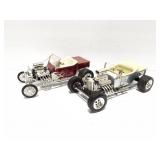 ERTL AND JOHNNY LIGHTING DIE CAST CARS- 2 CARS IN