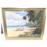 FRAMED PRINT- BEACH