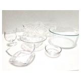 GLASSWARE AND CRYSTAL LOT
