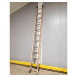 WERNER- 24 FOOT EXTENSION LADDER- NON- CONDUCTIVE