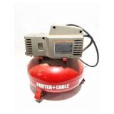 PORTER CABLE- 150PSI- PANCAKE AIR COMPRESSOR- NO
