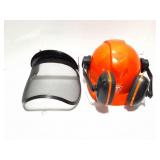 TREE CUTTING HARD HAT- FACE SHIELD AND EAR