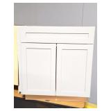 LIGHT GRAY CABINETS- 2 ITEMS