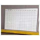 LARGE DRY ERASE ERASE BOARD - GIANT TWO WEEK GRID-