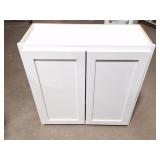 WHITE-  TOP CABINET- 30 INCH WITH SHELFS