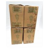 SAVANT LIGHTING- 4 NEW OUTDOOR BRASS COLORED