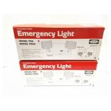 HUBBELL - EMERGENCY LIGHTS- 2 NEW IN BOXES-