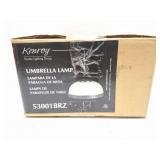 KENROY- UMBRELLA LAMP- 52001BRZ- NEW IN BOX