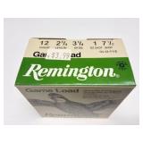 REMINGTON- 12 GAUGE- 25 SHELLS- 2 3/4'- 7 1/2