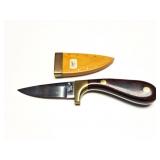RB- 043- MINI KNIFE WITH HARD SHEATH- VERY NICE