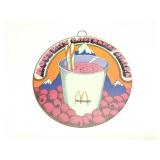 MCDONALD'S -  MOUNTAIN RASPBERRY SHAKE- TIN ROUND