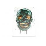 SKULL- TIN SIGN