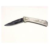 KOPROMED- STAINLESS- POLAND- ENGRAVED DEER SCENE-