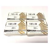 LAPUA- 7.62 X 39- 120 ROUNDS- 4 BOXES OF 30 EACH