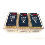CCI MAXI MAG 22 WMR- 150 ROUNDS- 3 BOXES OF 50