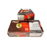 MONARCH- 9MM LUGER- 100 ROUNDS TOTAL- STEEL