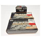 CCI BLAZER- 9 MM LUGER- 150 ROUNDS- 3 BOXES OF 50