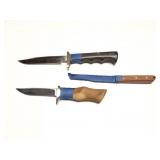 3- CUSTOM HAND MADE UN- FINISHED KNIVES