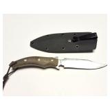 CUSTOM HAND MADE KNIFE- AND HAND MADE SHEATH- SC1