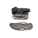 FOLDING MULTI KNIFE WITH FOLDING KNIFE WITH ONE