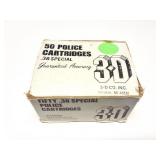 3- D - .38 SPECIAL POLICE CARTRIDGES- NOT A FULL