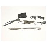 UN- FINISHED CUSTOM KNIVES- LOT