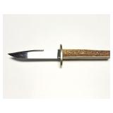 HAND MADE CUSTOM ANTLER HANDLE KNIFE- 615Q