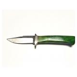 HAND MADE CUSTOM KNIFE WITH WOODEN HANDLE- MARKED