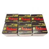 TULAMMO- 7.62 X 39MM- 120 ROUNDS- 6 BOXES OF 20