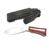 CUSTOM HAND MADE KNIFE WITH SHEATH- MARKED SC11-