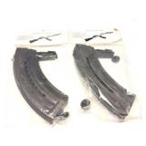 2- SKS 30 RD FIXED ZYTEL MAG- 2 MAGAZINES IN