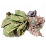 CAMO BOANKET AND 2 CAMO NETTINGS