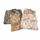 4- XL- CAMO SHIRTS- 3 LONG SLEEVE ONE SHORT