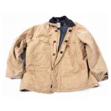 CARHART- VINTAGE-XL- BLACK LINED COAT